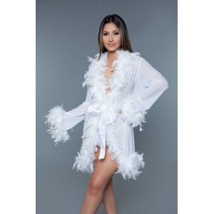 Bw834sw Lux Robe White (size: O/s)