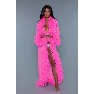 Bw834hp Glamour Robe Hot Pink (size: One Size)