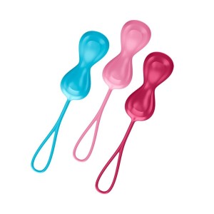 Satisfyer Balls (set Of 3) Double (7 Inch  2.11oz 3.23oz) (power Balls Set Of 3)