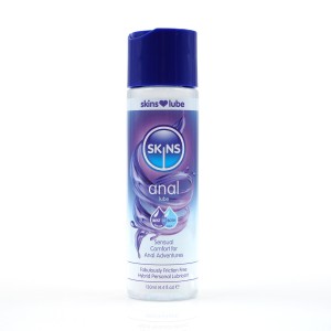 Skins Anal Hybrid Silicone And Water Based Lubricant 4.4 Fl Oz (130ml)