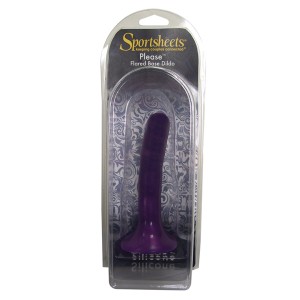 Sportsheets Strap On Please Silicone Dildo Lavender Pearl