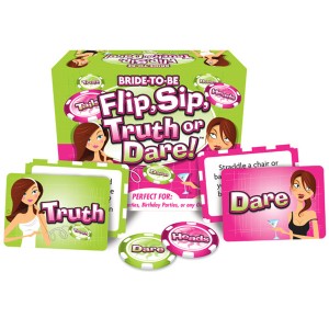 Bride To Be Flip  Sip  Truth Or Dare