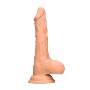 Real Rock Silicone Dildo With Balls 10 (flesh)