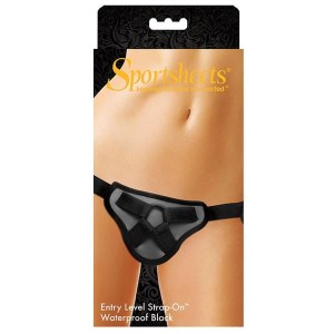 Sportsheets Strap On Entry Level Harness Waterproof Black