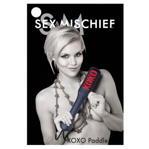 S&m Xoxo Paddle: Black