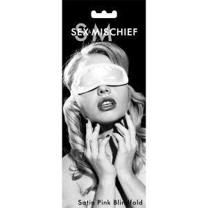 S&m Satin Blindfold Light Pink