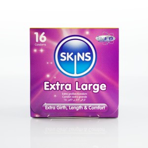 Skins Condoms Extra Large Cube 16 Pack International 1