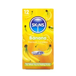 Skins Condoms Banana 12 Pack International 1