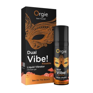 Orgie Dual Vibe Kissable Liquid Vibrator Sex On The Beach