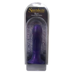 Sportsheets Strap On Skyn Silicone Dildo Violet Pearl