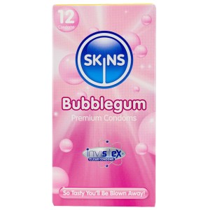 Skins Condoms Bubblegum 12 Pack International 1