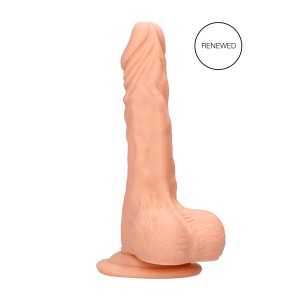 Real Rock Dong W Testicles 10 Inches Flesh