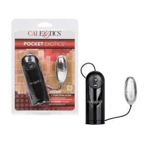 7 Function Ultra Vibrating Silver Egg