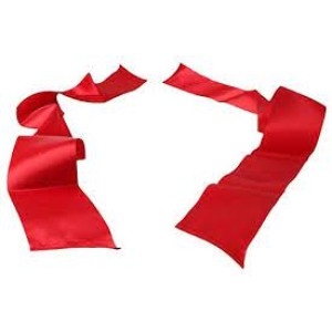 S&m Silky Sash Restraints Red