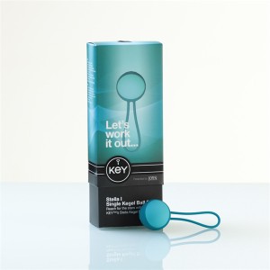 Key By Jopen Stella I Single Kegel Ball Set Robin Egg Blue