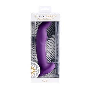 Sportsheets Merge Collection Astil 8 Solid Silicone G-spot Dildo