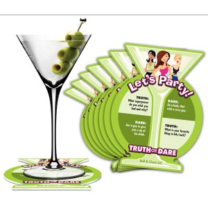Truth Or Dare Party Coasters