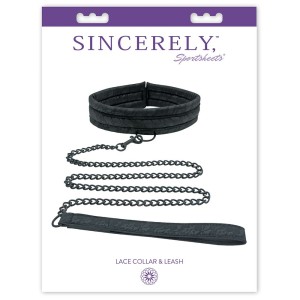 Sincerely Lace Collar And Leash