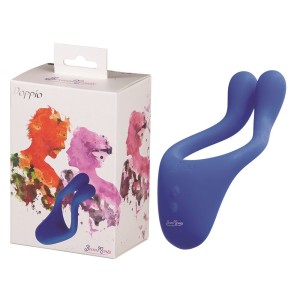 Doppio 1.0 Couples Vibrator Blue *for Uk Sale Only*