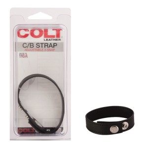 Colt Adjustable 3 Snap Leather Strap