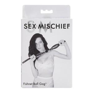 S&m Fishnet Ball Gag