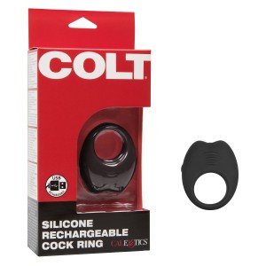 Colt Silicone Rechargeable Cock Ring Black