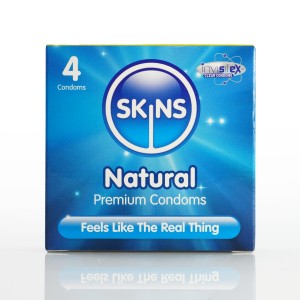 Skins Condoms Natural 4 Pack International 1