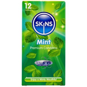 Skins Condoms Mint 12 Pack International 1