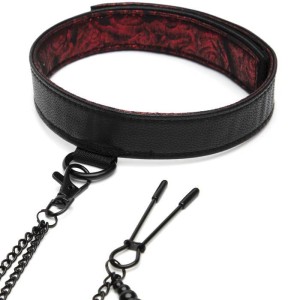Fifty Shades Of Grey Sweet Anticipation Collar Nipple Clamps