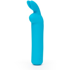 Happy Rabbit Rechargeable Vibrating Bullet Blue