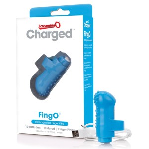 Screaming O Charged Fingo Mini Vibe Blue