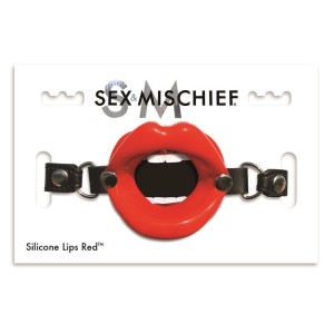 S&m Silicone Lips Red