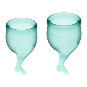 Satisfyer Feel Secure Menstrual Cup 2 Pack
