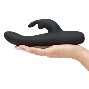 Fifty Shades Of Grey Greedy Girl Rechargeable Slimline Rabbit Vibrator