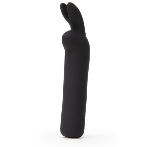 Happy Rabbit Rechargeable Vibrating Bullet Black