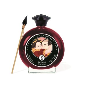 Shunga Body Paint Strawberry Wine