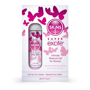 Skins Super Excite Clitoral Stimulation Gel 1 Fl Oz (30ml)