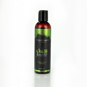Intimate Earth Grass Aromatherapy Massage Oil Fresh Cut Grass 120ml