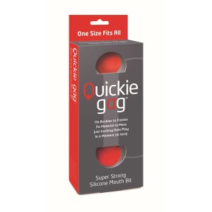 Quickie Gag Mouth Bit Red (one Size)