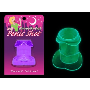 Glowing Penis Shot Purple