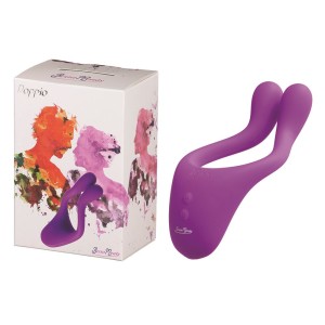 Doppio 1.0 Couples Vibrator Purple *for Uk Sale Only*