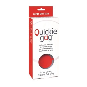Quickie Gag Large Ball Red