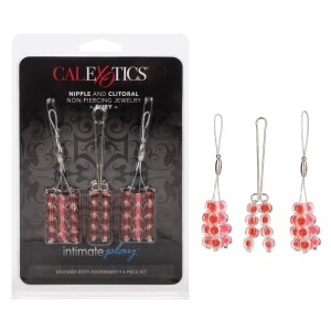 Nipple & Clitoral Non-piercing Body Jewelery Ruby