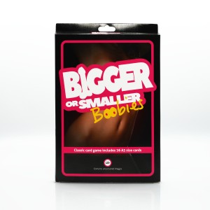 Play Wiv Me Bigger Or Smaller Boobies Card Game