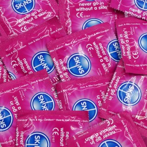 Skins Condoms Dots & Ribs Foil (bag 500)
