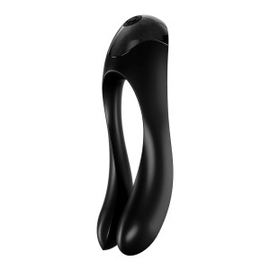 Satisfyer Candy Cane Finger Vibrator Black
