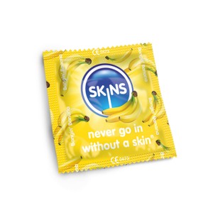 Skins Condoms Banana Flavour Foil (bag 500)