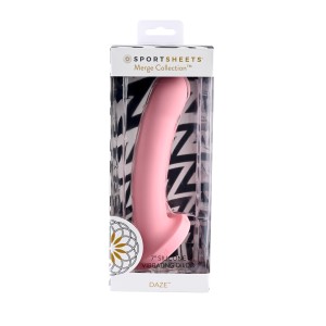 Sportsheets Merge Collection Daze 7 Solid Silicone Vibrating Dildo