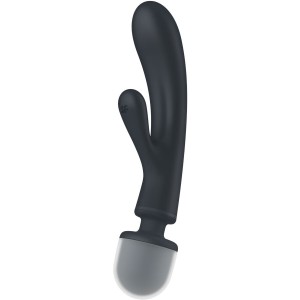 Satisfyer Triple Lover Rabbit Vibrator Massager Grey