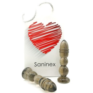 Saninex Delight Plug-dildo Transparent Dark